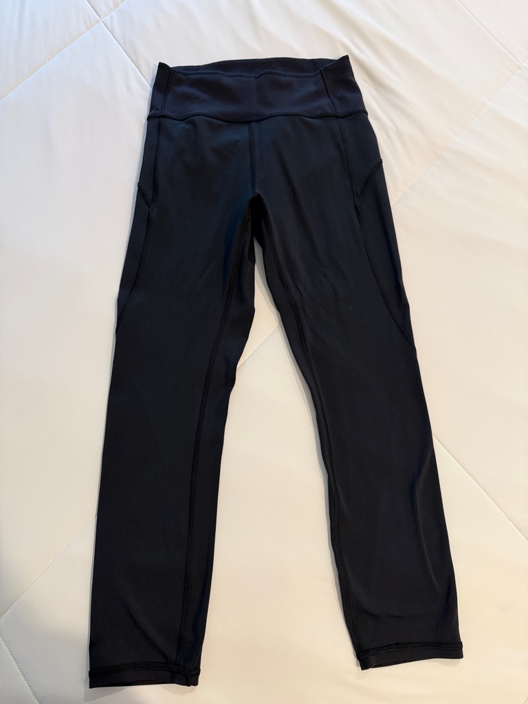 Lululemon Athletica Black High-Rise Leggings- Size 6